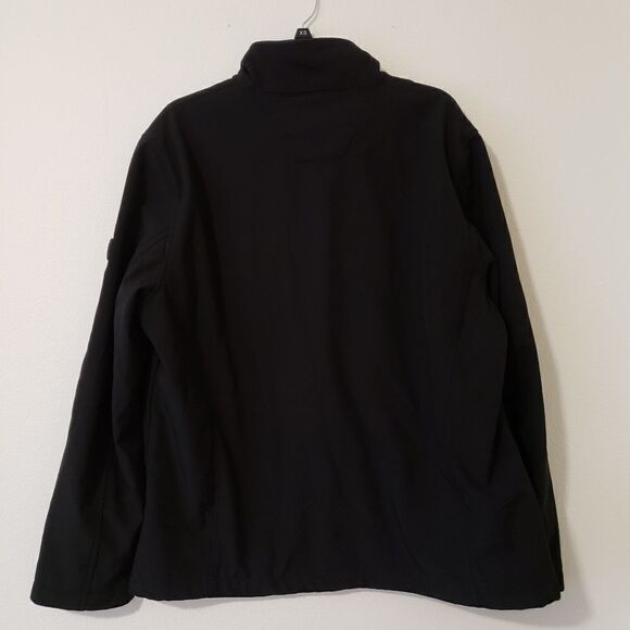 Tumi T-Tech Jacket Water Resistant Packable Softshell Windbreaker Black Sz XL - Picture 9 of 10